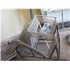 Image 18 : Approx. 70 Metal Mesh Net Stacking Chairs