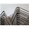 Image 7 : Approx. 70 Metal Mesh Net Stacking Chairs