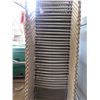 Image 9 : Approx. 70 Metal Mesh Net Stacking Chairs