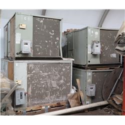 Qty 4 Trane Industrial Air Conditioner Units (untested, sold as is)