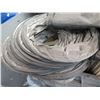 Image 11 : Pallet White Stacking Plastic Trash Cans & Misc Cable, Air Vents