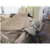 Image 9 : Pallet White Stacking Plastic Trash Cans & Misc Cable, Air Vents