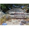 Image 14 : Rack Multiple Sprung Structure Tent Frame Rails - Curved & Straight