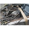 Image 12 : Qty 3 Plastic Bins Cables w/ Looped Ends & Fittings, Straps & Ratchets, etc