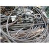 Image 4 : Qty 3 Plastic Bins Cables w/ Looped Ends & Fittings, Straps & Ratchets, etc