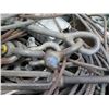 Image 5 : Qty 3 Plastic Bins Cables w/ Looped Ends & Fittings, Straps & Ratchets, etc