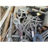 Image 7 : Qty 3 Plastic Bins Cables w/ Looped Ends & Fittings, Straps & Ratchets, etc