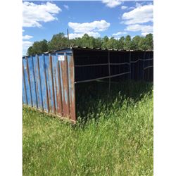 Metal clad calf shelter 10×15 ft