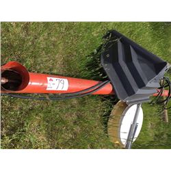 Brandt 12×5 inch grain auger with hydr. hoses,