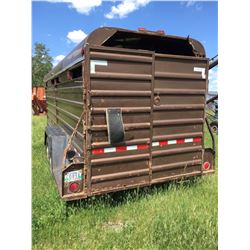 1977 WW  Gooseneck 6×20 ft. stock trailer, new fir floor,