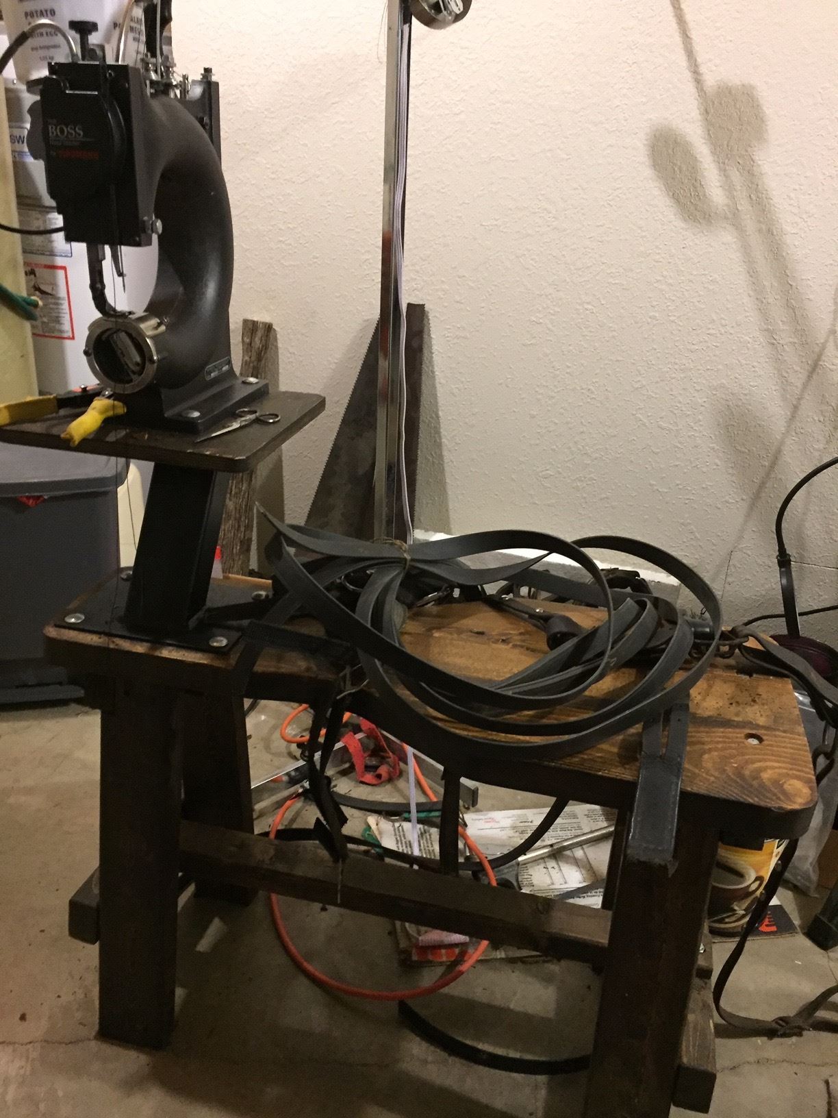 Leather sewing machine made by Tippmann The Boss Hand Stitcher will