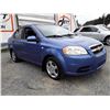 Image 3 : A12C --  2008 CHEVROLET AVEO  , Blue , 180089  KM's