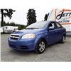 Image 1 : A12C --  2008 CHEVROLET AVEO  , Blue , 180089  KM's
