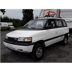 A4 --  1992 MAZDA MPV 4WD , White , 231519  KM's  NO RESERVE 