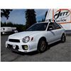 Image 1 : A12H -- 2002 SUBARU IMPREZA TS WAGON, WHITE, 255,033 KMS
