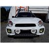 Image 2 : A12H -- 2002 SUBARU IMPREZA TS WAGON, WHITE, 255,033 KMS