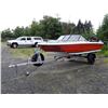 Image 1 : 0C --  198? BAYLINER TRIHULL BOAT W/ 2001 TRAILER