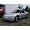 Image 1 : H6 --  2001 CHEVROLET MONTE CARLOS SS , Silver , 165805  KM's