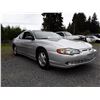Image 3 : H6 --  2001 CHEVROLET MONTE CARLOS SS , Silver , 165805  KM's