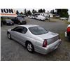 Image 8 : H6 --  2001 CHEVROLET MONTE CARLOS SS , Silver , 165805  KM's
