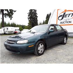 J4 --  2001 CHEVROLET MALIBU  , Green , 161597  KM's