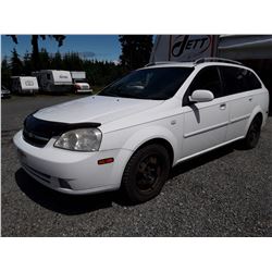 K4 --  2005 CHEVROLET OPTRA LS  , White , 195821  KM's