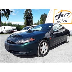 A4 --  2000 MERCURY COUGAR , Green , 162263  KM's