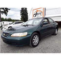 E3 --  2002 HONDA ACCORD SE , Green , 236744  KM's