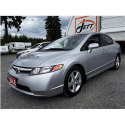 C1 --  2007 HONDA CIVIC LX  , Silver , 177273  KM's