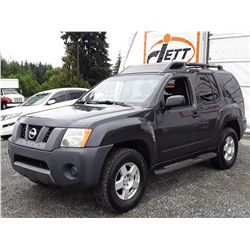 H5 --  2005 NISSAN XTERRA OFF ROAD  , Grey , 172,941 MILES