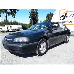 E2 --  2002 CHEVROLET IMPALA  , Green , UNKNOWN  KM's