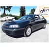 Image 1 : E2 --  2002 CHEVROLET IMPALA  , Green , UNKNOWN  KM's