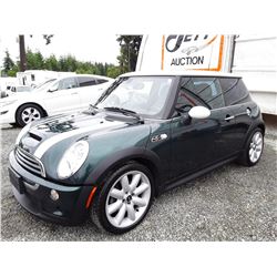 H2 --  2006 MINI COOPER S , Green , 104697  KM's