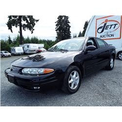C6 --  1999 OLDSMOBILE ALERO GL , Black , 194169  KM's