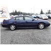 Image 4 : A1 -- 2000 CHEVROLET IMPALA LS SEDAN, BLUE, 155,116 KMS "NO RESERVE"
