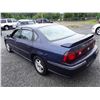 Image 7 : A1 -- 2000 CHEVROLET IMPALA LS SEDAN, BLUE, 155,116 KMS "NO RESERVE"