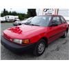 Image 1 : A5 --  1992 MAZDA 323 DX  , Red , 356221  KM's "NO RESERVE"