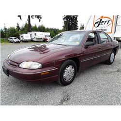 A8 --  1996 CHEVROLET LUMINA , Red , 204532  KM's "NO RESERVE"