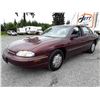 Image 1 : A8 --  1996 CHEVROLET LUMINA , Red , 204532  KM's "NO RESERVE"