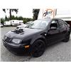 Image 1 : B4 --  2003 VW JETTA WOLFSBURG  , Black , 277171  KM's