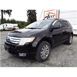 H4 --  2007 FORD EDGE SEL PLUS  , Black , 185588  KM's