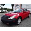 Image 1 : A12A --  2001 TOYOTA CELICA GT , Red , 115582 KM's ODOMETER DISCREPANCY