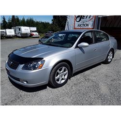 B5 --  2006 NISSAN ALTIMA S  , Silver , 292778  KM's