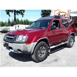 I1 --  2003 NISSAN X-TERRA XE , Red , 278961  KM's