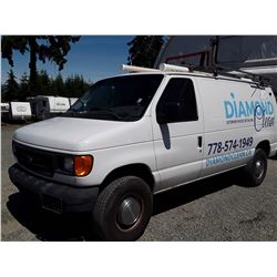 F1 --  2003 FORD ECONOLINE E350 SUPER DUTY , White , 183830  KM's