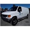 Image 1 : A3 -- 2007 FORD ECONOLINE E250, WHITE, 232,098 kilometers "NO RESERVE"