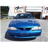 Image 2 : C6C --  1994 FORD MUSTANG CONVERTIBLE , Blue , 154986  KM's