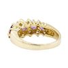 Image 3 : 1.70 ctw Amethyst and Diamond Ring - 14KT Yellow Gold