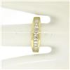 Image 4 : Honora 18K Gold 1.25 ctw Channel Elongated Princess Diamond Graduated Band Ring