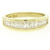 Image 5 : Honora 18K Gold 1.25 ctw Channel Elongated Princess Diamond Graduated Band Ring